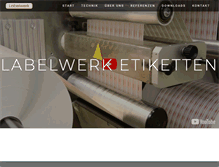 Tablet Screenshot of labelwerk.de